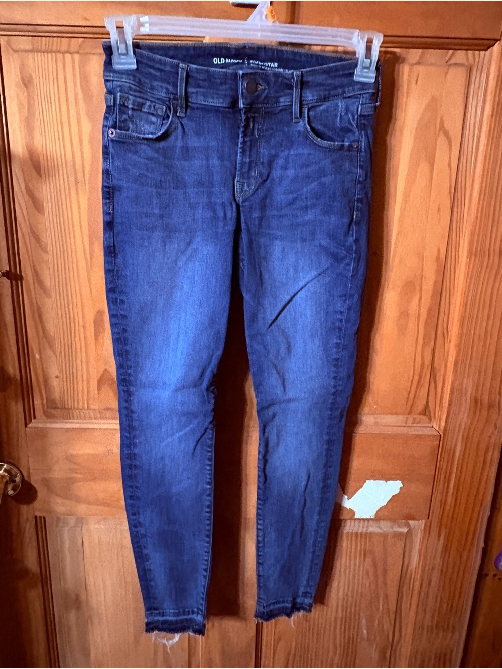 Old Navy Blue Women's Skinny Jeans - Classic Dark Wash